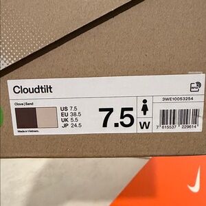 Nike Cloudtilt Women's Shoes in Clove and Sand